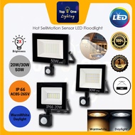 Hot Sell Motion Sensor LED Floodlight 20W 30W 50W Waterproof PIR Floodlight 220V 240V Outdoor Wall L