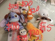 Stitches 史迪仔 招財貓 小醜魚 柴犬 小狗 毛毛球 熊仔 熊啤啤 炸蝦 公仔 掛飾 吊飾
