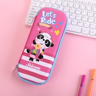 EVA Pencil Case Food Panda Ride 3D Hardtop Pencil Box ; Alat Tulis Kotak pensil Smiggle look alike