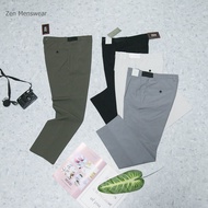 Pro.Ject M Men's Trousers Made in Korea Slim Fit Stretch Fabric with Elastic Waist