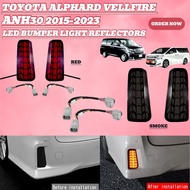 AUTOPROMAX ALPHARD VELLFIRE ANH30 2015-2023 CAR LED BUMPER LIGHT REFLECTOR AUTOMOTIVE