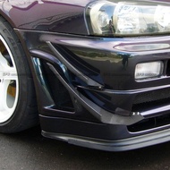 ((Installable In Taiwan) Nissan Skyline R34 GTR Upgraded Carbon Fiber Front Bumper Air Knife Spoiler