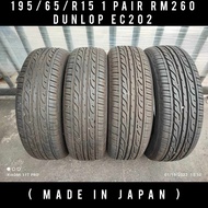 195/65/R15 Dunlop EC202 Tyre Tayar Tire