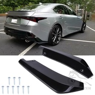 Car Rear Bumper Splitter Diffuser Canard Wrap Spoiler Side Fender Skirt Lip Chin Body For Lexus IS25