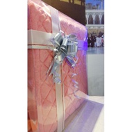 Sejadah Gebu King Saiz Besar Cantik Tebal Dlm bekas Hantaran Hadiah Siap Riben