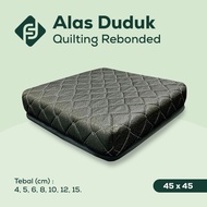 Seat Cushion Rebonded Foam Seat Cushion Square Size 45cm x 45cm Quilting Cushion Pillow Chair Cushio