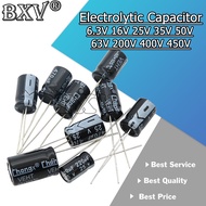 Electrolytic Capacitor 50V 63V 100V 200V 250V 400V 450V 10UF 22UF 47UF 100UF 220UF 330UF 470UF 1000UF 0.1UF 0.22UF New