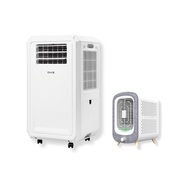 DIKE 多功能移動式瞬涼水冷氣 HLE700WT + 寵愛抗敏清淨機 桌上型 HCF600WT