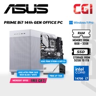 Prime Bi7 Intel i7 14th Gen Office PC ( Intel Core i7 / 16GB RAM / 512GB SSD / Windows 11 Pro ) with