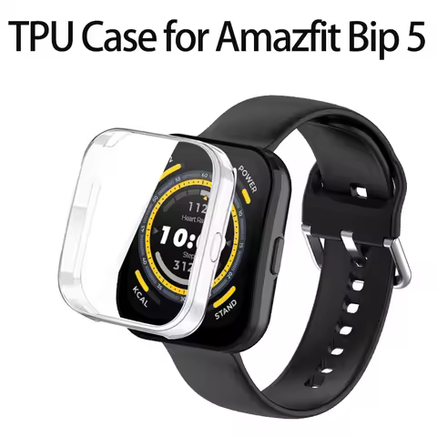 Soft TPU Protective Cover For Amazfit Bip5 Screen Protector Case For Huami Amazfit Bip 5 SmartWatch 