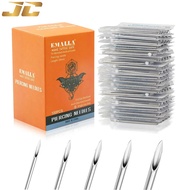 Tattoo Piercing Needles 12/14/16/18/20g Disposable Stainless Steel Piercing Needles For Ear Eyebrow 