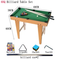 120cm Kids Mini Pool Table Adjustable Metal Legs Pool Table Set Wooden Table Top Pool Table Set