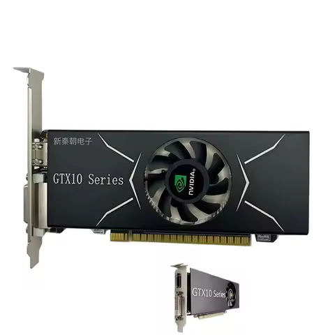 For GTX 1050 Ti Graphics Card Low Profile Half Height GPU 4GB GDDR5 Single Slot Small Form Factor PC