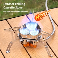 【Z】Camping Portable Gas Stove Windproof Folding Mini Cassette Stove Outdoor Travel Gas Stove【kjcliang.sg】