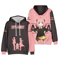 Anime Spy X Family Hoodies Women Sweatshirt Anya Loid Yor Forger Hooded Men Women 3D Printing Hoodie Top Shirt