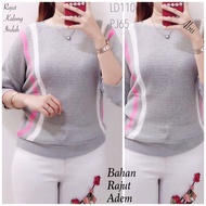 Lasperal Salur Batwing Salur Batwing Garis Rajut Kalong Indah Rajut Garis Kalong Rajut Kalong