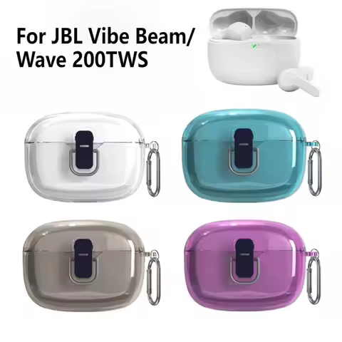 Protective Shell Cover For JBL Vibe Beam/Wave 200TWS with Hook All Around Defense Scratch Resistant 