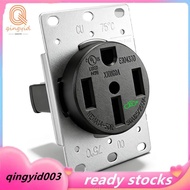 NEMA 14-50 Outlet for EV Charging 3-Pole 4-Wire 125/250V Flush Receptacle for EV, RVS, Large Electri