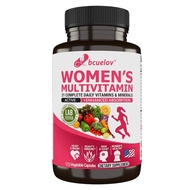 100% Original Products.120 Capsule.100% Organics Womens Multivitamin Supplement.Vitamins B1B2B3B5B6B