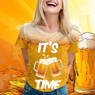 Harajuku 3D Print T-Shirt for Oktoberfest