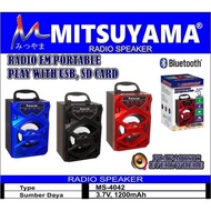 Mitsuyama Speaker Bluetooth Radio Speaker Aktif Speaker Quran MS-4042