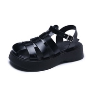 [SEPATU IMPORT] DF 644 Sandal Wedges Sandal Tali Wanita Korea Import Premium Quality