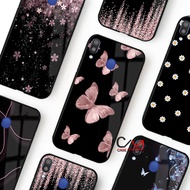 Samsung M20 M30s M21 M31 Case - 2D Hardcase - Casing hp - Floral Motif - Hard - Flexible - Fuze - Ph