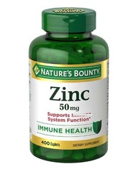 美國Nature's Bounty 鋅 50mg 400粒 (平行進口)