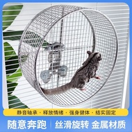 304 Stainless Steel Sugar Glider Running Wheel Squirrel Wheel Hamster Wheel Parrot Wheel Hedgehog Wh
