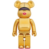 Medicom Be@rBrick BearBrick Sorayama x 2G Gold Ver. 1000％