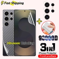 3in1 For Samsung Galaxy S25 Ultra Plus GalaxyS25Ultra S25Plus 5G 2025 Screen Protector Hydrogel Fron