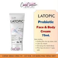 (TEM CTY) Kem Dưỡng Latopic Face & Body 75mL Cho Da Chàm Da Khô