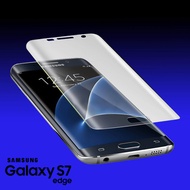 ฟิล์มกันรอย แบบนิ่ม เต็มจอหน้าและหลัง ซัมซุง เอส7เอดจ์ สีใส Soft Pet Full Cover Front &amp; Back Film Screen Protector Samsung Galaxy S7 Edge (5.5") Clear