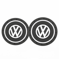 Volkswagen Car Water Cup Slot Non-Slip Mat Silica Gel Pad For jetta mk6 Up Passat b5 b6 b7 Tiguan Golf Mk4 Mk7 MK3