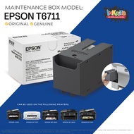 Original Genuine Epson T6711 Maintenance Box for Epson L1455 Workforce 7111 7621 7610 7110 7620 3011