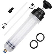 200CC Fluid Extractor Pump, Oil Change Syringe with Hose, Manual Fluid Extractor/Fill Pump for Car F