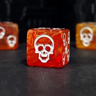 Skull D6 Dice 1 Ball (1die) | For DnD D&D MTG RPG TRPG Board Game Tarot Cards Magic