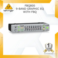 BEHRINGER MINIFBQ FBQ800 Ultra-Compact 9-Band Graphic Equalizer with Feedback Detection System