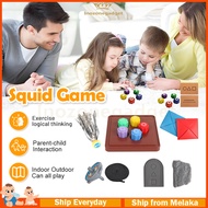 Squid Game Korean Traditional Game Prop Set ddakji Stress Relief Toy Ready Stock