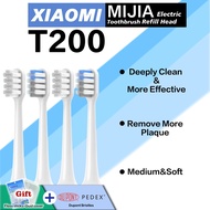3 Pcs Toothbrush Head For Xiaomi Mijia T200 Replacement Brush Heads with Xiao mi Mijia T200 T200C Re