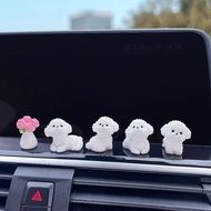 - Car Accessories Cute Three-Dimensional Bichon Frise Super