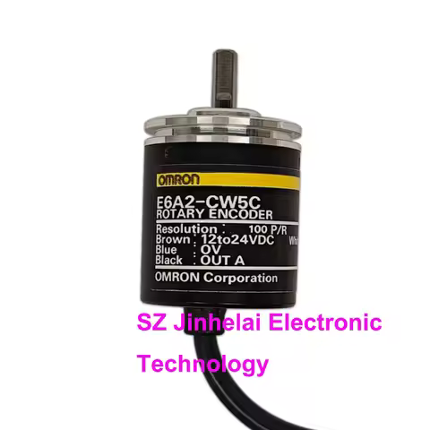 New Original Omron E6A2-CW5C E6A2-CS5C 100 200 360 500P/R Rotary Encoder 0.5M 2M