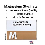 QUANTUM MAGNESIUM BISGLYCINATE glycinate 834MG 60’S for sleep muscle health stress relief