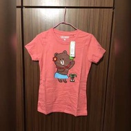 全新💖LINE FRIENDS 印花T恤短袖(熊大)~女S