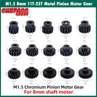 SURPASS HOBBY M1.5 8mm 11T-16T 17T-20T 21T-25T Metal Pinion Motor Gear For 1/5 1/6 RC Car 8mm Shaft 
