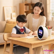 VALENTINE1 N2 Smart Alarm Clock, AI Dialogue Self-Discipline Timer AI Speaker, Educational Robo AI T