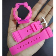 Baby G Strap and Bezel Replacement G-SHOCK BA110 BA111 BA120 BA130 MATTE HOT PINK /DARK PINK