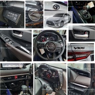 toyota vios 2023-2025+ ac100 forged carbon fiber Interior decoration accessories frame cover skhonga