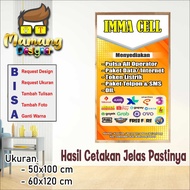 Custom Banner for Prepaid Card or Credit Sales Counter