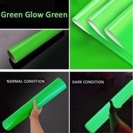 [READY STOCKS] GLOW IN THE DARK PU HEAT TRANSFER VINYL /HEAT PRESS MATERIAL /GLOW VINYL / VINYL BAJU